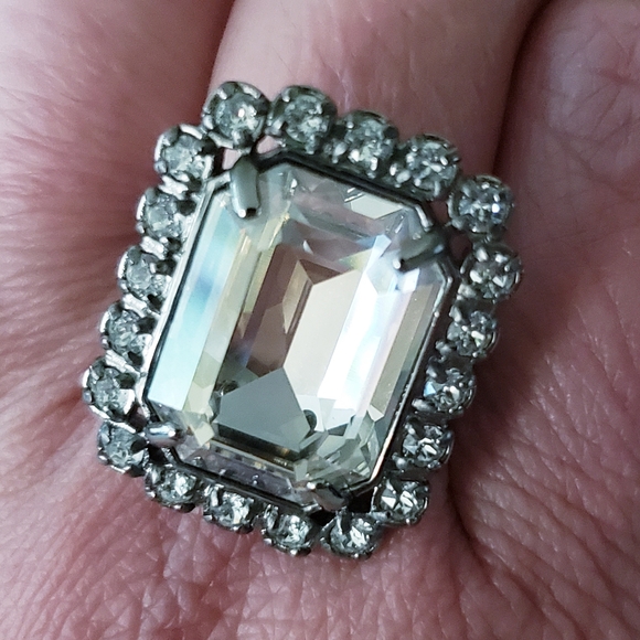 Swarovski Atelier by Shourouk Square Ring O/S - Picture 12 of 13